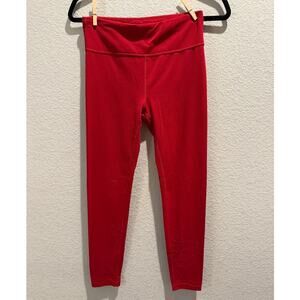 Athleta Girl High Rise Powervita Chit Chat Tight Red XXL/16